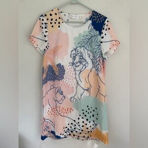 MINKPINK Pastel Animal Print Mini Dress